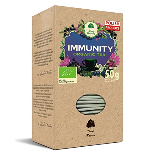 Immunity Organic herbal Tea/Cold and Flu/BIO (25 x 2 g) - DARY NATURY