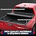 MOSTPLUS Roll-Up Soft Vinyl Truck Bed Tonneau Cover Compatible with 2007-2013 Toyota Tundra Fleetside w/Deckrail System 5.5 FT 66.7 inch On Top
