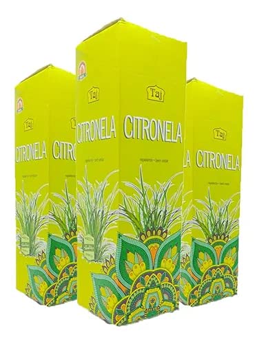 INCENSO TAJ CITRONELA - BOX COM 25 CARTUCHOS