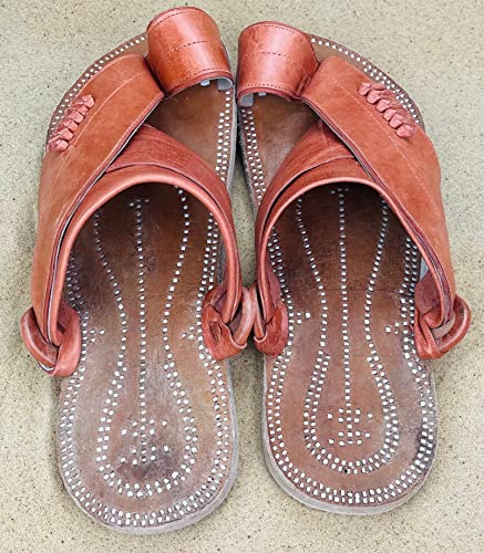 Mens Camel Colored Leather Sandals ~ SandCruisers ~ Traditional Arabian Sandals ~ Great for Outdoors, Beaches, Parks, Lakes and Earthing!3
