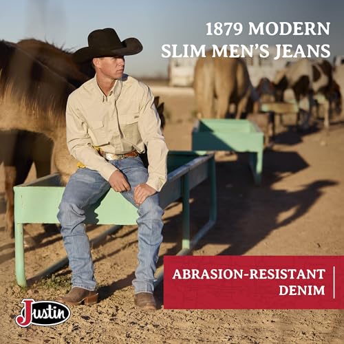 Justin 1879 J1 Modern Slim Jeans for Men - Premium Denim, Stylish Fit, Comfortable Wear, Long-Lasting, Versatile Look2