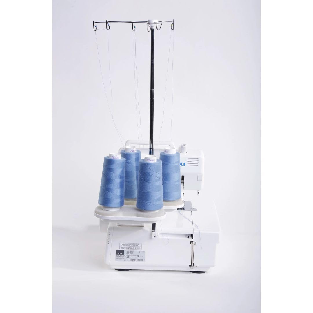MCS-1600 - Máquina de coser de puntada de cubierta y puntada de cadena con rosca súper fácil, 1,350 puntadas por minuto y ajuste de alimentación diferencial (blanco) 3