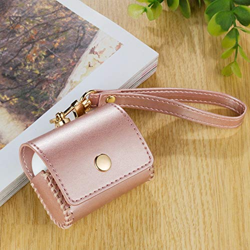 Blusodacy �ی�P�[�X AirPods Pro���U�[�P�[�X�A����̃t�@�b�V�����w�b�h�t�H���[�d�P�[�X ���F�̃n���h�X�g���b�v�A��������ی�P�[�X�t�� �Ή�AirPods Pro/AirPods ��3����p (Color : Pink)