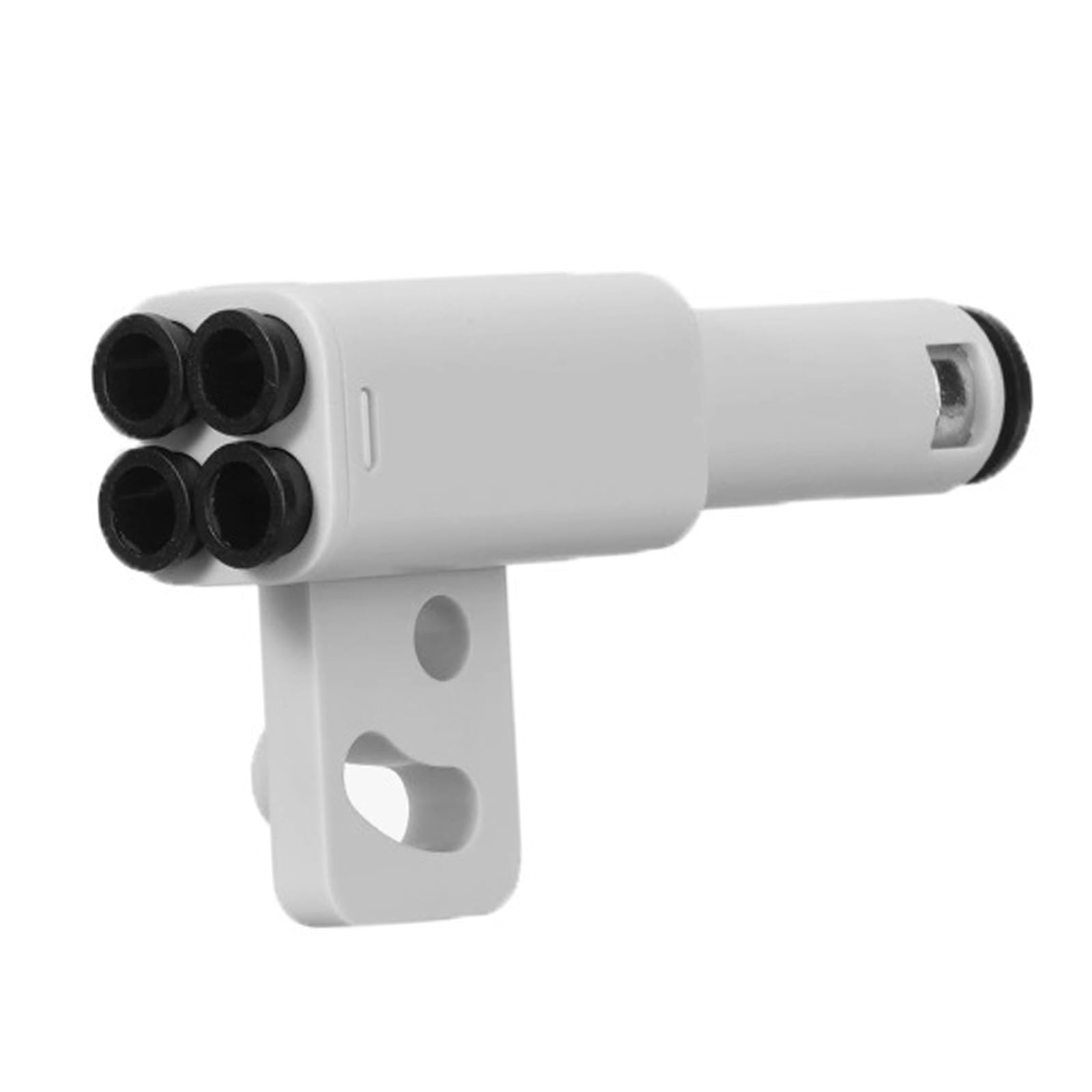 Hdoytxxm Black Abs Ptfe Tube Extension Adapter Sturdy Abs Connectors For Lab Printers Detachable Head Design Lab Coupler