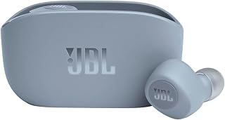 JBL Vibe 100TWS - True Wireless Earbuds, 20 Hours of Combined Playback - Blue