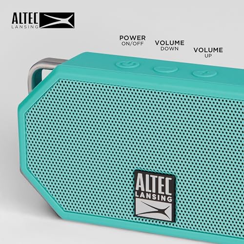 Image of Altec Lansing Mini H2O - Waterproof Bluetooth Speaker, IP67 Certified & Floats in Water, Compact & Portable Speaker for Hiking, Camping, Pool, and Beach