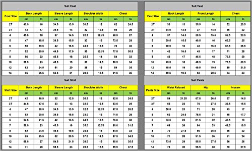 Boys Suits Kids Tuxedo With Jacket Pants Vest Shirt And Bow Tie For Toddler Weddings Size 7 Blue Plaid #TOP2