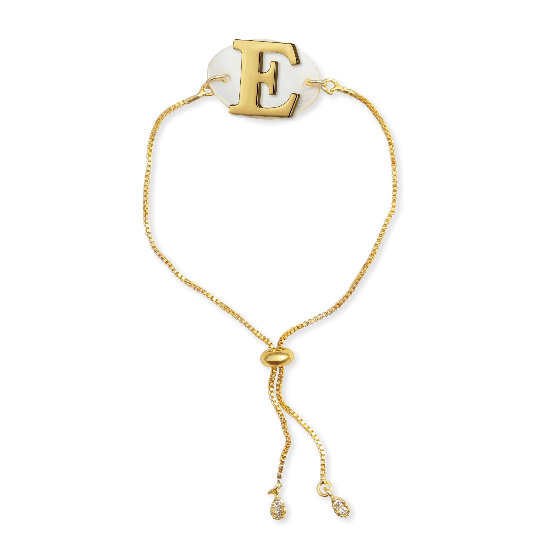 FURE Initial Bracelet on Mother of Pearl for Women & Girls (Alphabet E) (B0D8ZYFYGM) Amazon Price History, Amazon Price Tracker