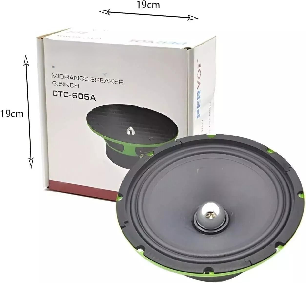 Generico CASSA PROFESSIONALE PER AUTO MIDRANGE SPEAKER DA 600W ALTOPARLANTE WOOFER 16 CM