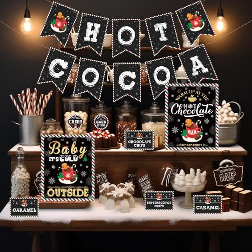 JUESMOS Hot Cocoa Bar Kit Hot Cocoa Bar...
