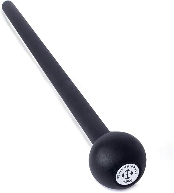 POWER GUIDANCE Steel Mace Macebell Cast Iron Training Full Body Workout, Shoulder, Core Strength, Muscles, Joints (2.5kg to 12.5kg)