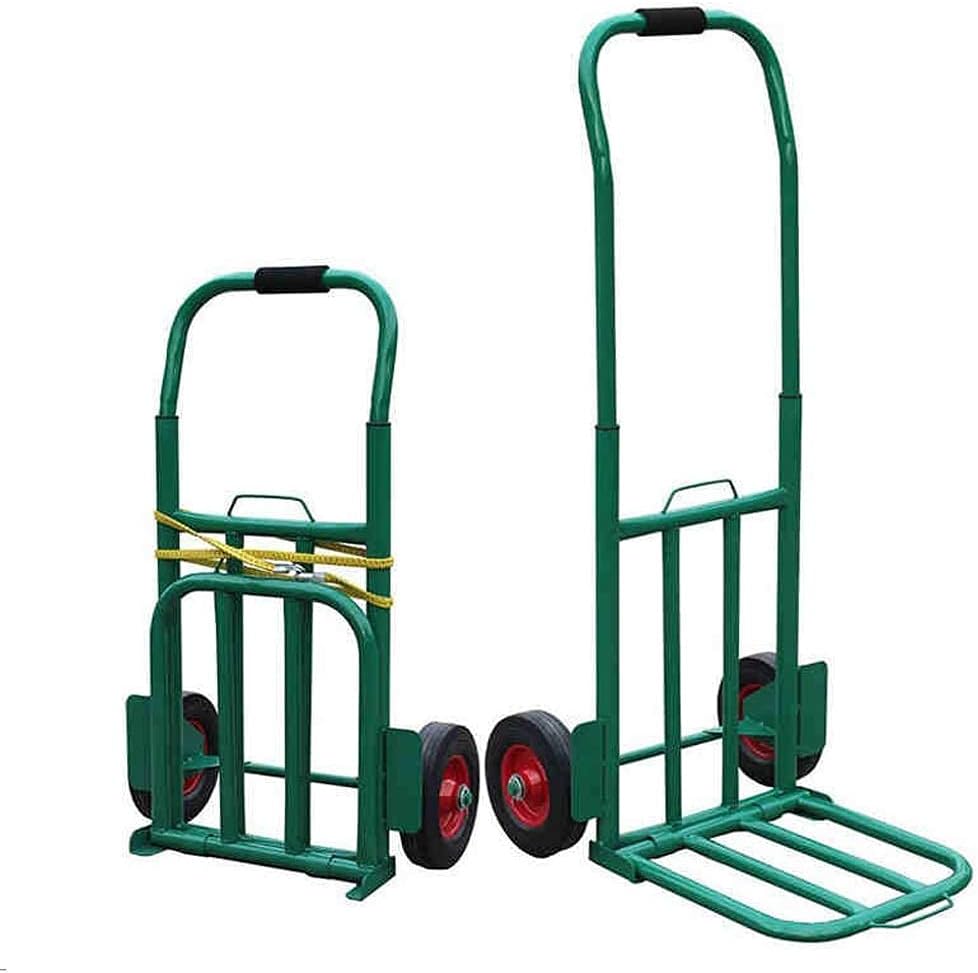 Shopping Trolleys Large Folding Trolley Cart Luggage Load Trolley Home Pull Heavy Cart Portable Utility Carts