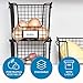 iDesign Classico Storage Basket with Handles for Pantry, Kitchen, Bathroom, Countertop, and Desk Organization, Stackable-Small