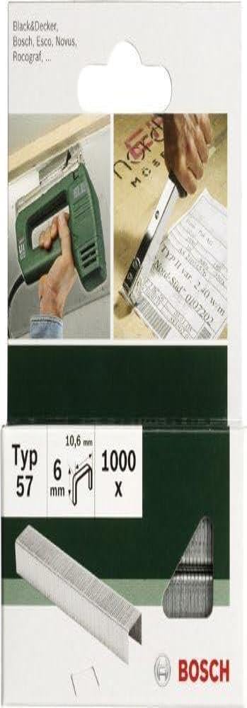 Bosch 1000x Staples Type 51 (10 x 1 x 14 mm, Accessories Tacker, Staple Gun)