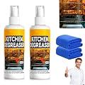 Apiastar Greasekiller Spray, Kitchen Degreaser, Greasekiller BBQ Spray,Grease KillerSpray Grill Cleaner,Grill Degreaser For Outdoor Grill, Outdoor Use (2PCS, 120ML)