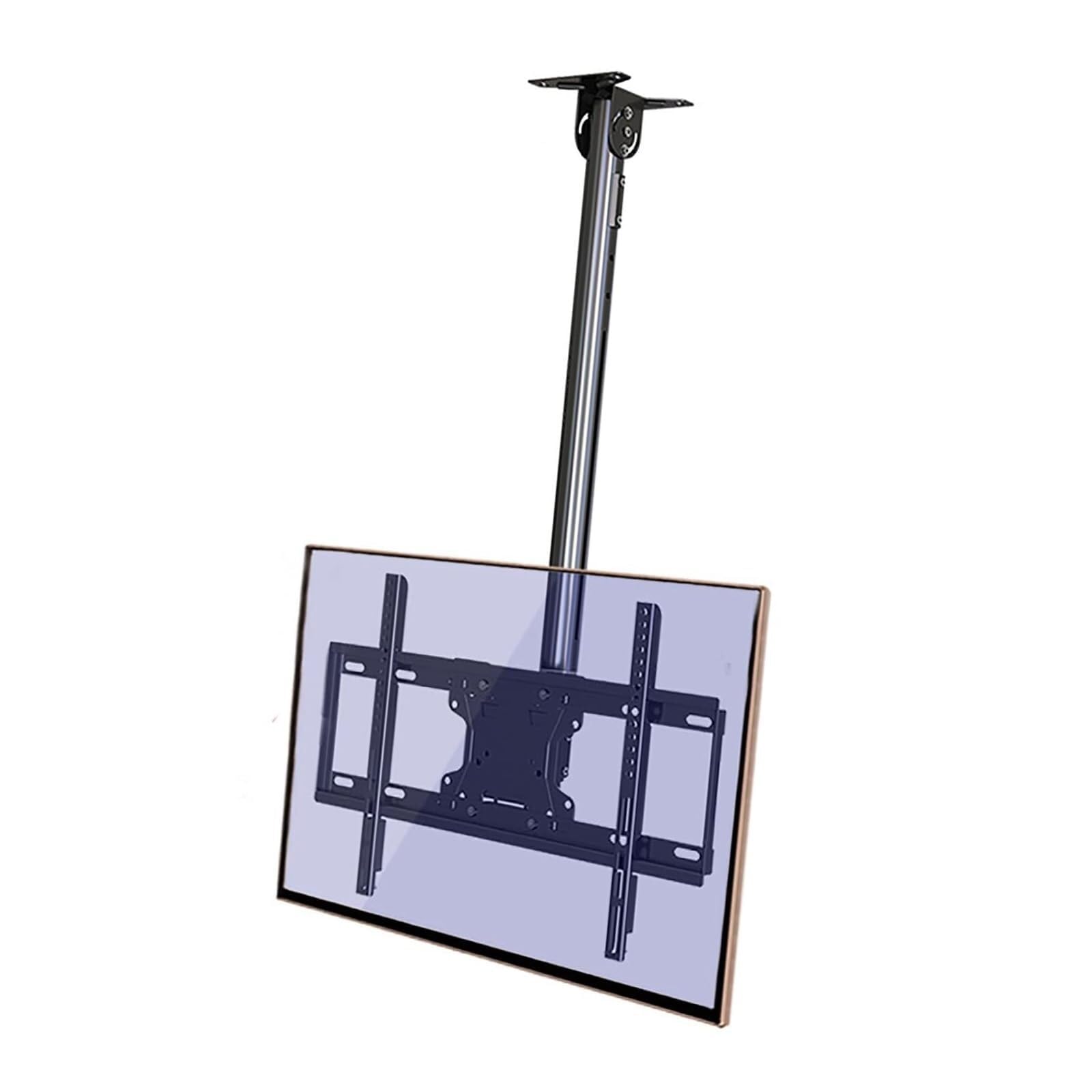 Support TV plafond pivotant inclinable hauteur réglable écran 32 65