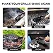 XUDAKAIXIN Electric Rotary Grill Brush with 1 Replacement Head,Cordless Rechargeable Grill Cleaning Brush with Adjustable Angle,No Bristle Shedding,Gifts for Men/Dad