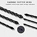 Mgtgbao Concrete Drill Bit Set, 6pcs Masonry Drill Bits Set Carbide Tip for Glass, Brick, Tile, Concrete, Plastic and Wood with Size 3/16” (5mm),1/4” (6mm), 5/16” (8mm),3/8” (10mm), 1/2” (12mm).
