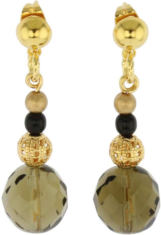 Glass Of Venice Murano Glass Notte D'Oro Earrings