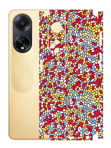 Image of AtOdds - Mobile Back Skin Sticker Wrap Compatible with Oppo F23 (5G) (Coverage - Back+Camera+Sides) (Design - Beans)