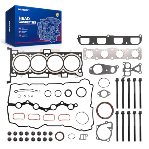 Image of KAX Engine Cylinder Head Gasket Set Compatible with Kia Sorento Sportage Forte Koup 2011-2013 2.4L, Hyundai Tucson 2010-2013, Sonata Optima Rondo 2010, Santa Fe 2010-2012, OE# HS54741B, ES72465-1