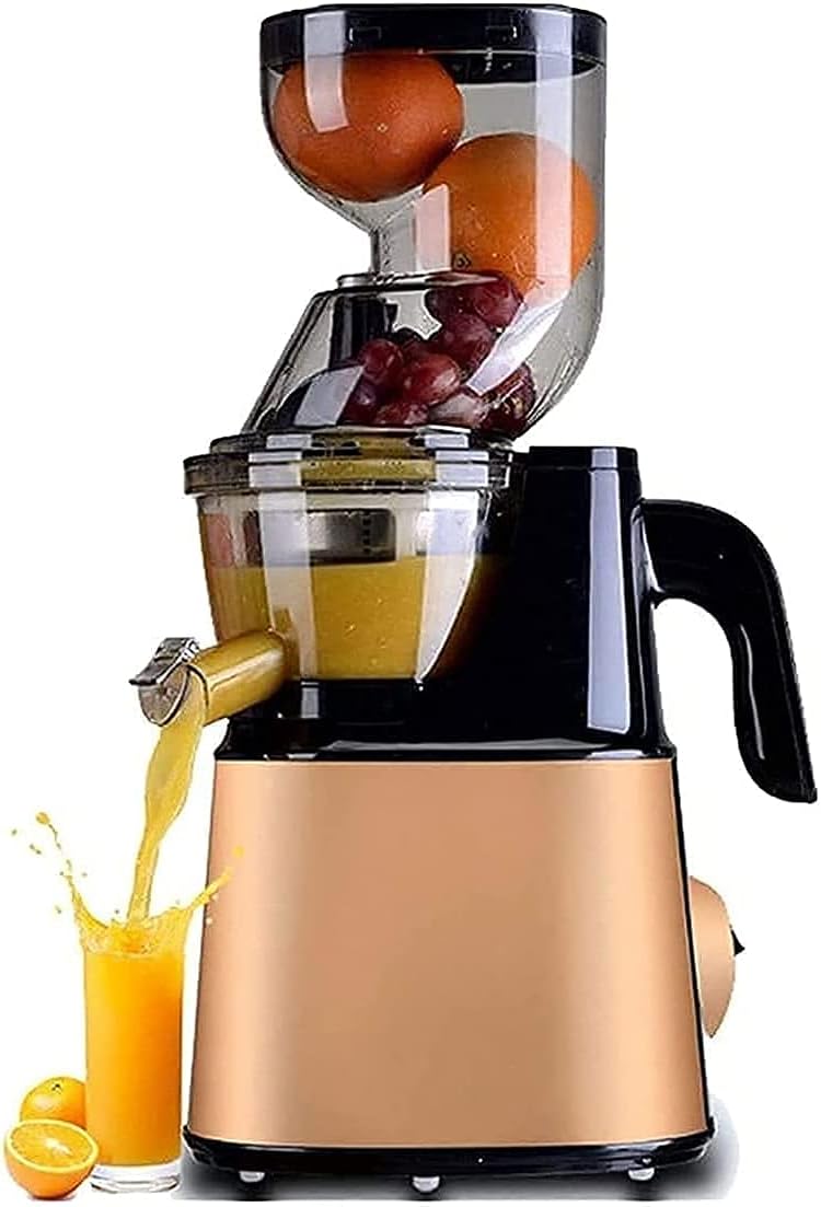Extractor de Jugos Prensado Lento 2 Velocidades Motor Silencioso Boca Ancha
