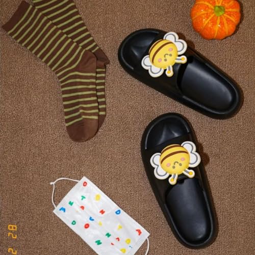 Bee Slippers Bathroom Slippers Lovely Slippers Female Summer Casual Wear Home Soft Soled Slippers4
