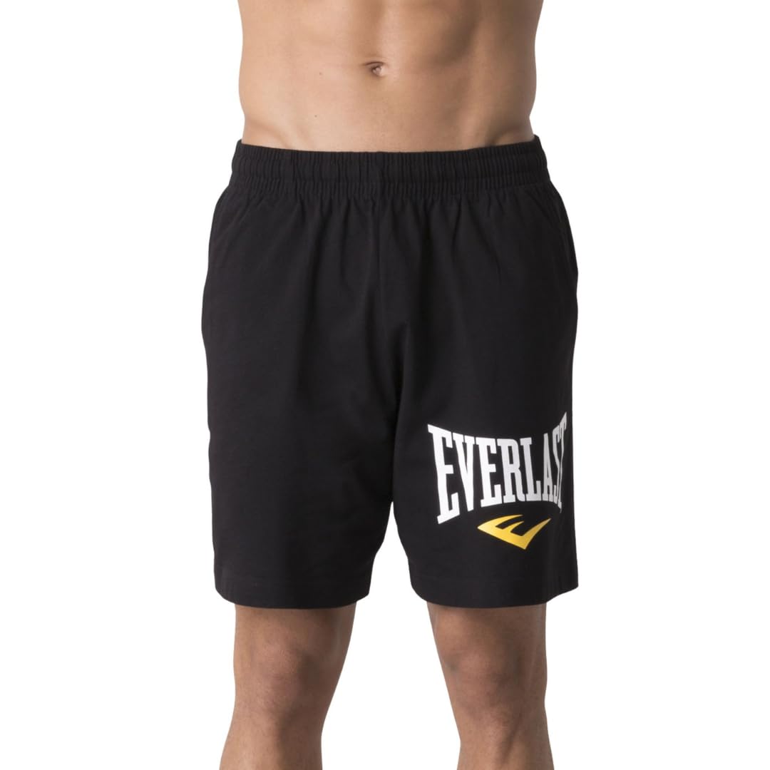 Everlast Lightweight Breathable Shorts with Side Pockets and Adjustable Waist - Medium