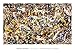 barewalls Convergence Abstract Expressionism Art Print by Jackson Pollock, Overall Size: 28x40, Image Size: 36.5x21.75