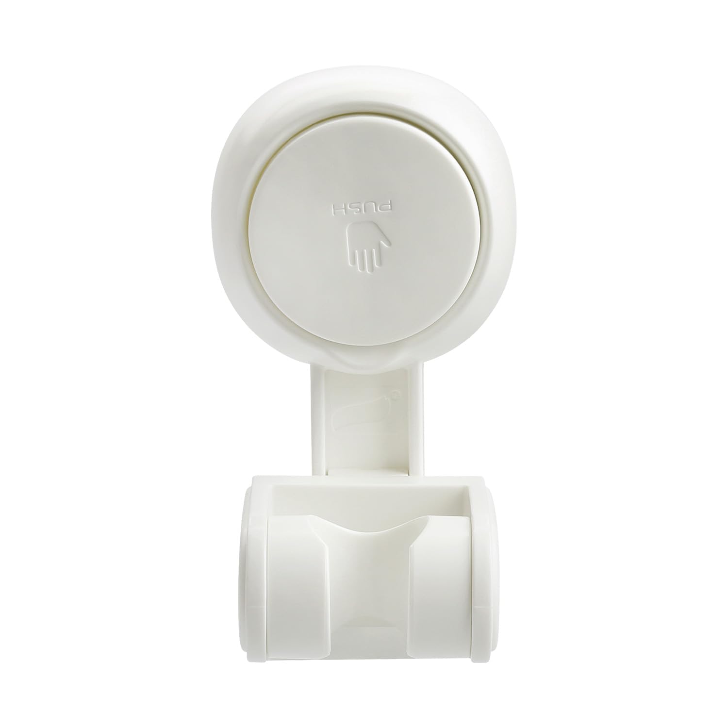 Wellrun Suction Cup Shower Holder,Adjustable Handheld Shower Head Bracket,Waterproof & No Drilling,Height & Angle Adjustable Wall Mount for Bathroom,Removable,Universal