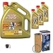 Produktbild Inspektionspaket Wartungspaket Filterset mit 8 L Motoröl EDGE Titanium FST LL 5W-30, Ölfilter, Verschlussschraube