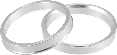 X AUTOHAUX 2 unids OD 2.677 in a ID 2.366 in aleación de aluminio coche Hub Centric anillos rueda agujero centro espaciador