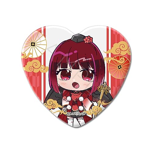 【推しの子】 [有馬かな] ハート型缶バッジ D