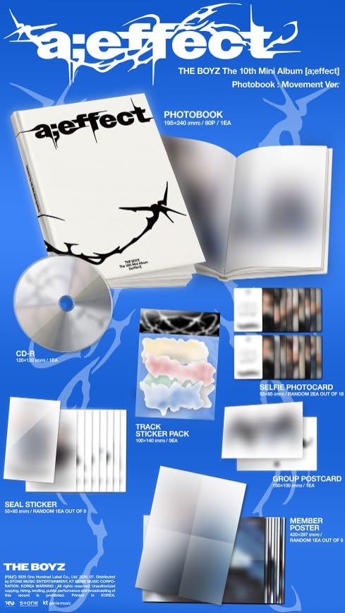 THE BOYZ a;effect [Photobook Ver.] 10th Mini Album (2 Ver Set)