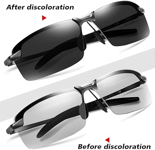 Miniatura 4 de Gafas de sol fotocrómicas polarizadas para hombre, para conducir, pesca, deportes, día y noche, protección UV400