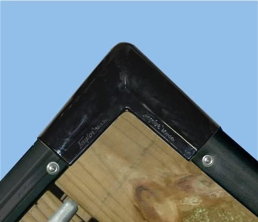 Taylor Made Products 90 Degree Vinyl Dock Corner Bumper (Black)