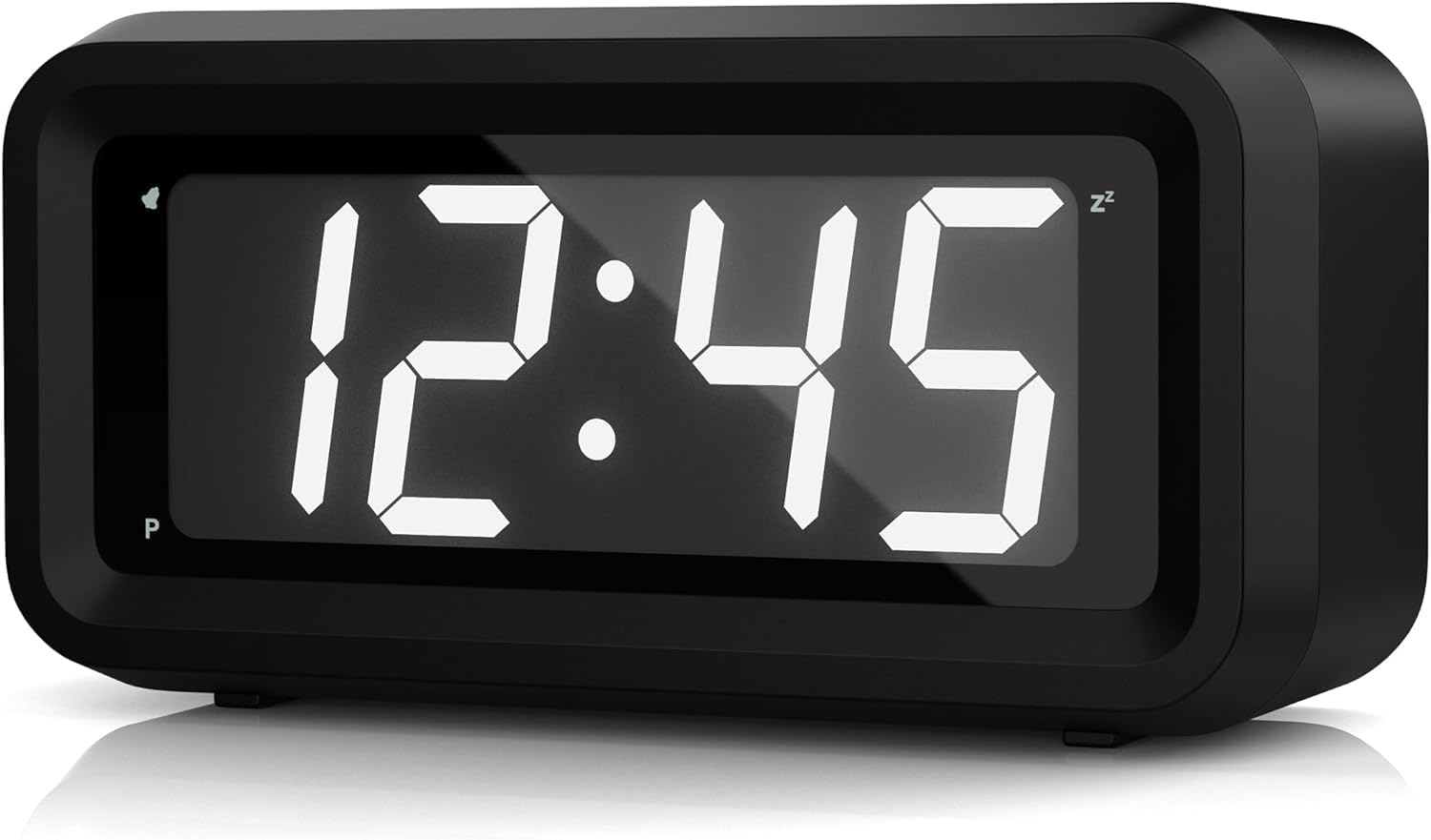 KWANWA Alarm Clock Battery Operated,Updated Setting Button,12/24H
