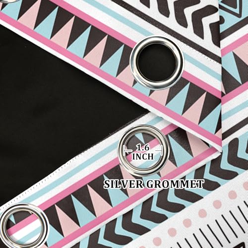 Rideaux occultants à œillets style ethnique chic de qualité - 5