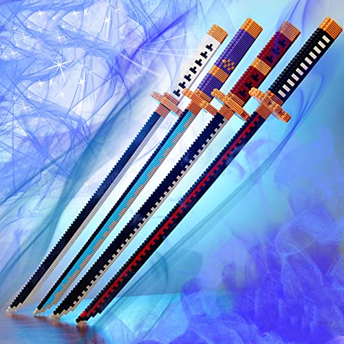 Happydecor 890 Pcs Roronoa Zoro Sword Splicing Building Block Model Set With Stand ,19In Cosplay Anime Swords, Handmade Katana Samurai Sword (Yama Enma) #TOP7