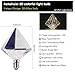 Aokairuisi Filament Fireworks Light Bulb 3D Colorful RGB Decoration LED Bulb 4W Edison Bulb Shape Like Sharp Diamond for Home Christmas Holiday Party (G125Z)