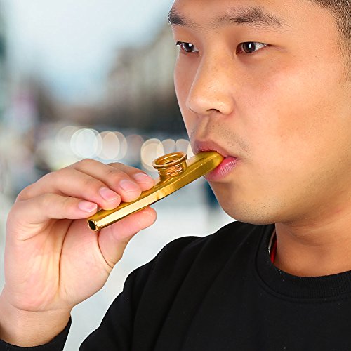 Alomejor Métal Kazoo Flûte Bouche Instrument de Musique Accessoire Enfants Kazoo - Les Beatles, Paul McCartney, John Lennon, RIngo Starr, George Harrison Alomejor Métal Kazoo Flûte Bouche Instrument de Musique Accessoire Enfants Kazoo – Image 3
