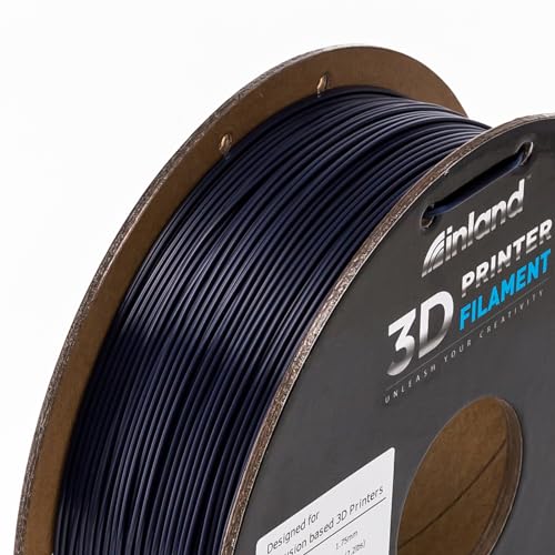 Image of INLAND Micro Center PLA+ 3D Printing Filament 1.75mm - PLA Pro Dimensional Accuracy + /- 0.03 mm - 1kg Cardboard Spool (2.2 lbs) (1 Pack Dark Blue, 1.75mm)