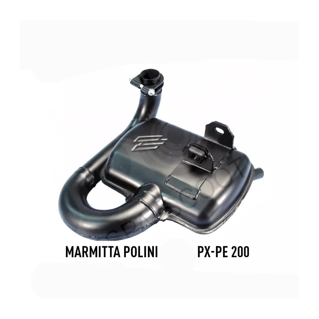 MARMITTA SCARICO ESPANSIONE P.OLINI ORIGINAL COMPATIBILE PER P.IAGGIO VESPA PX/PE 200-200.2022