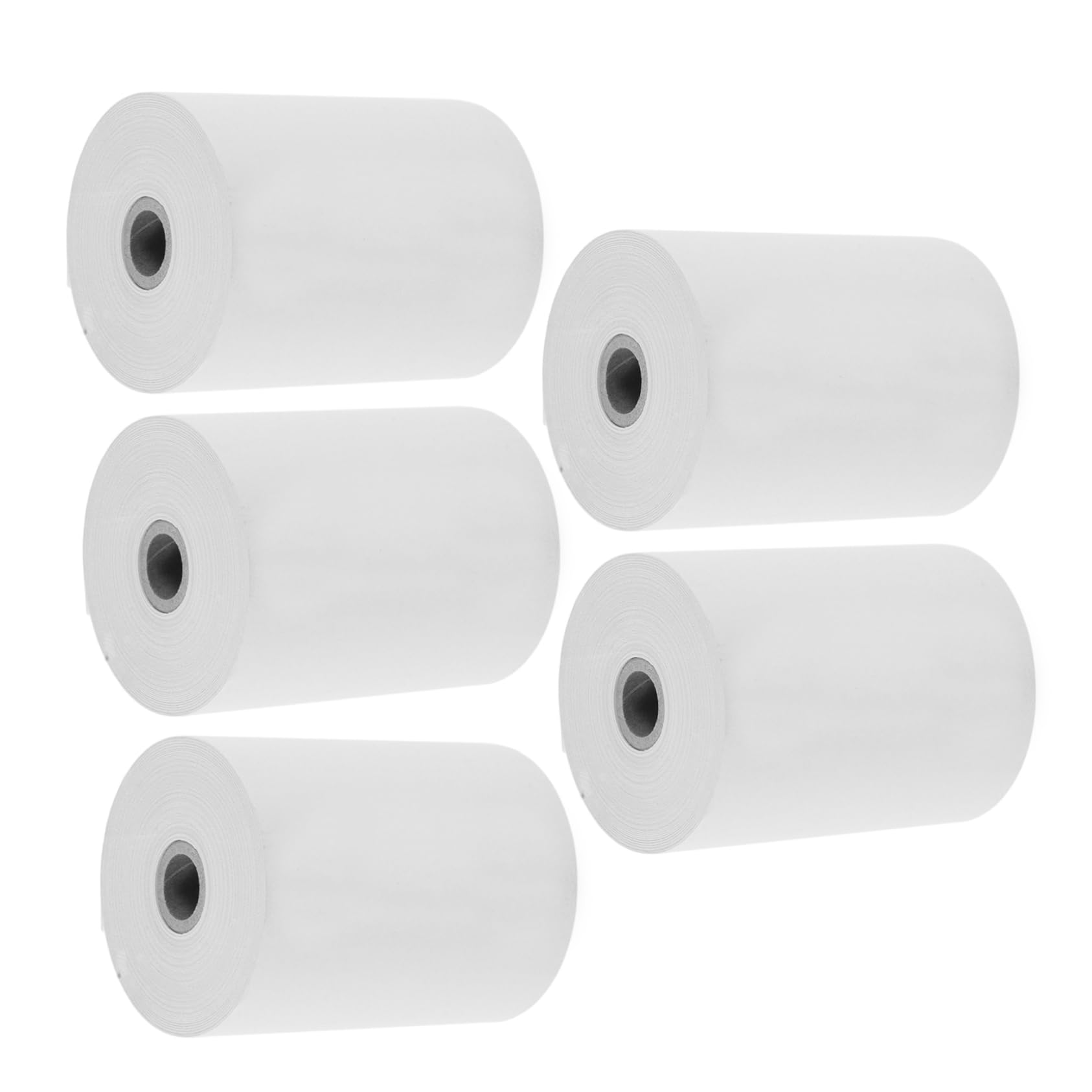 HOODANCOS 5 Rolls of x Thermal Receipt Paper Cash Register Printer Paper Multi Function Thermal Printing Paper Rolls for POS Systems and More