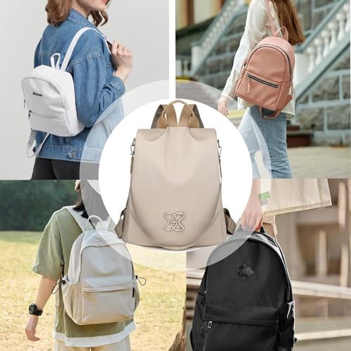 Mochila antirrobo escolar y de viaje con múltiples compartimentos organizadores 5
