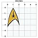 Ata-Boy Star Trek Command Insignia Patch Patch, Iron On Patches - Gifts & Merchandise