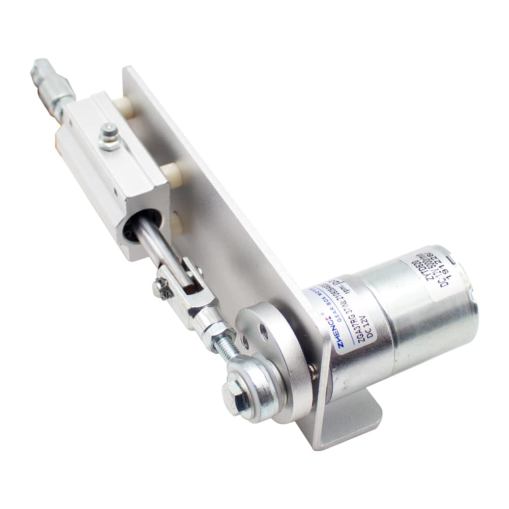 DIY Hubkolben-Linearantrieb DC12V Mini Getriebe Einstellbarer Teleskop Motor mit Geschwindigkeitsregler (100RPM)