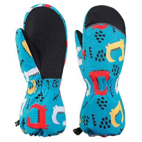 Kids Mittens - Waterproof Warm Winter Gloves for Boys and Girls, Thermal Insulated for Snow Play & Cold Weather