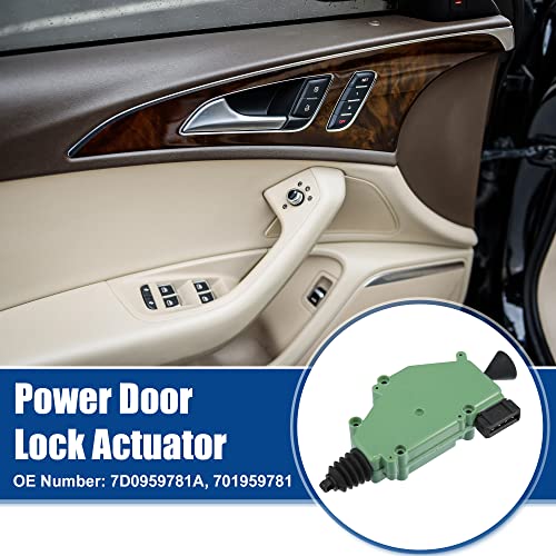 Image of ACROPIX Front Left Right Door Lock Latch Actuator Replacement Fit for Volkswagen EuroVan - Pack of 1 Green Black