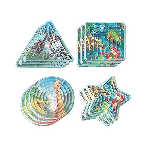 Rainforest Friend Maze Puzzles | Party Favor | Pack of 12